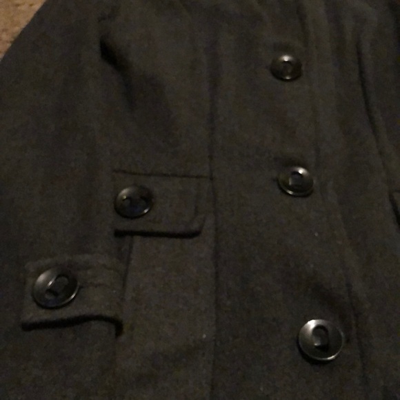 Women’s Wet Seal Pea Coat - Picture 2 of 4